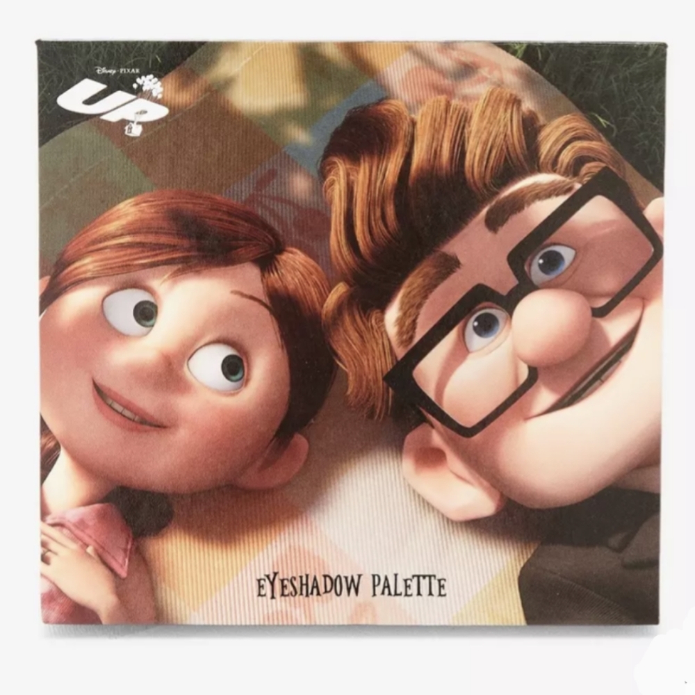 Disney Pixar Up Carl & Ellie Eyeshadow Palette 12 Earthy Shimmer & Matte New!